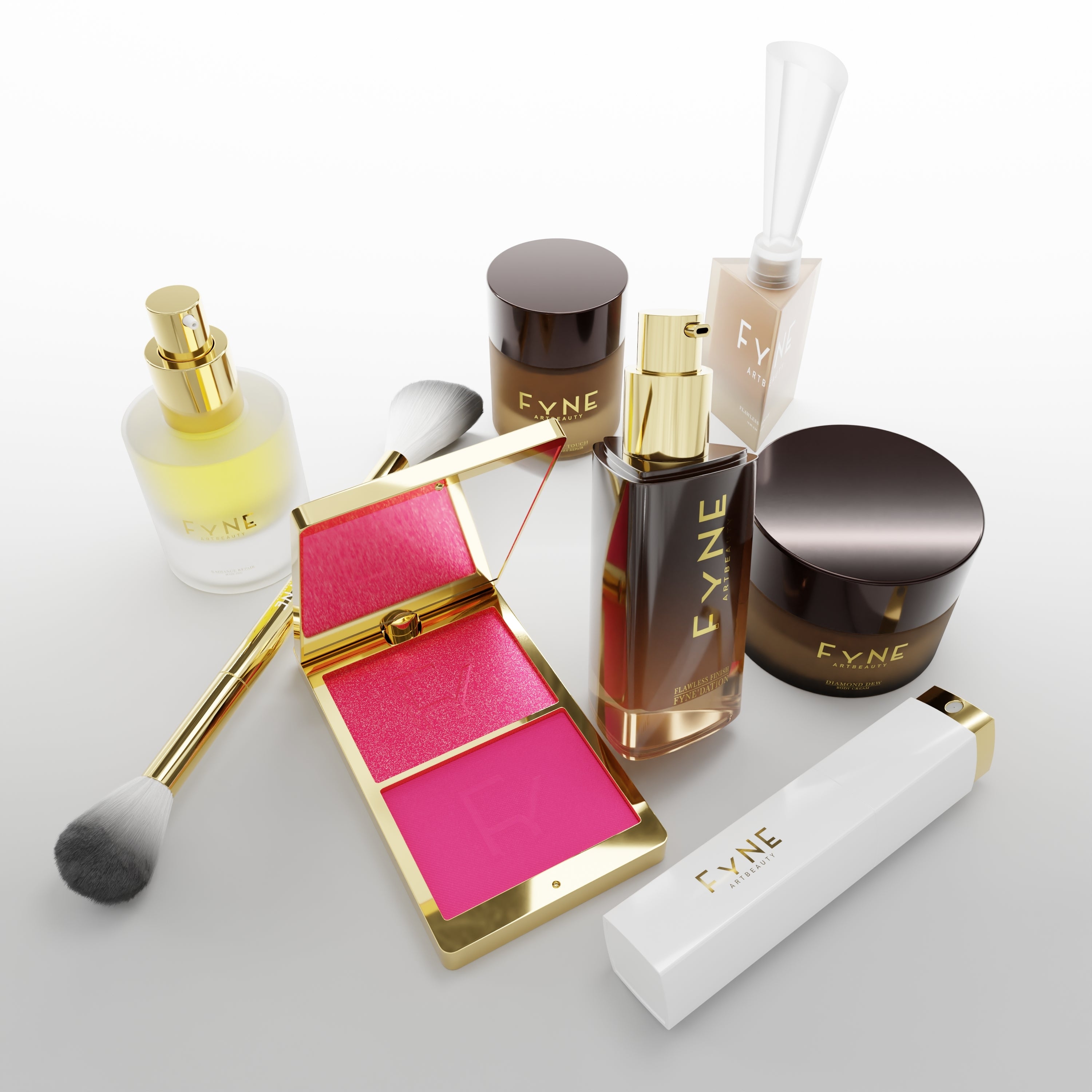 Fyne Cosmetics Flawless Finish Mystery Makeup Bundle