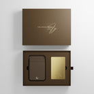 Fyne Faux Leather Magnetic Card Holder MagSafe Wallet Box Packaging